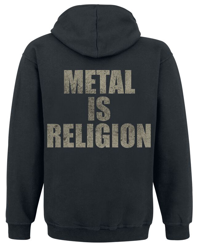 "Metal Is Religion" Hooded sweater black