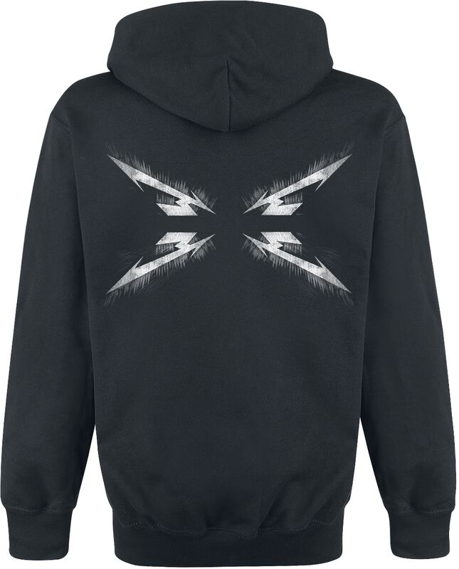 "Spiked Logo" Hooded sweater black