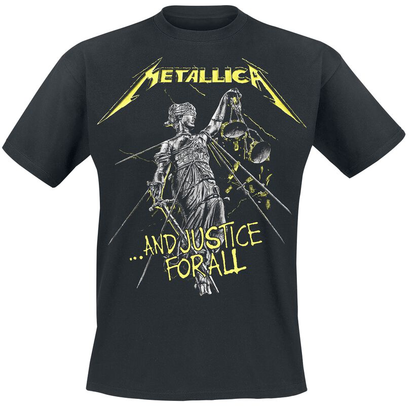 "...And Justice For All - Tracklist" T-Shirt black