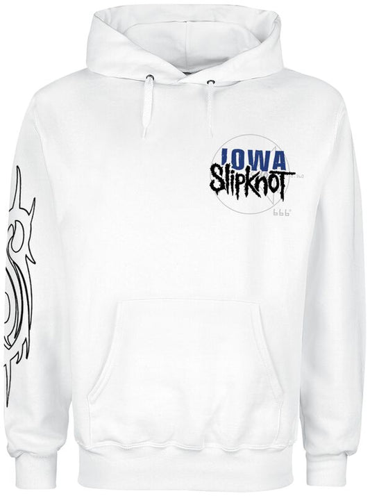 "Iowa Goat Cover" Hooded sweater white