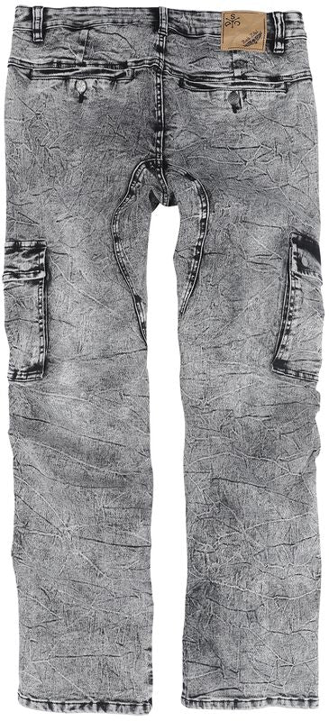 "EMP Street Crafted Design Collection - Johnny" Jeans grey