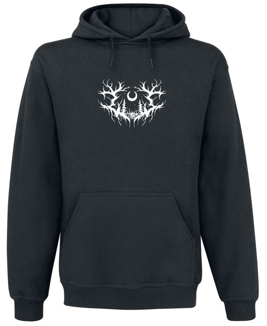 "Dancing Like Flames" Hooded sweater black